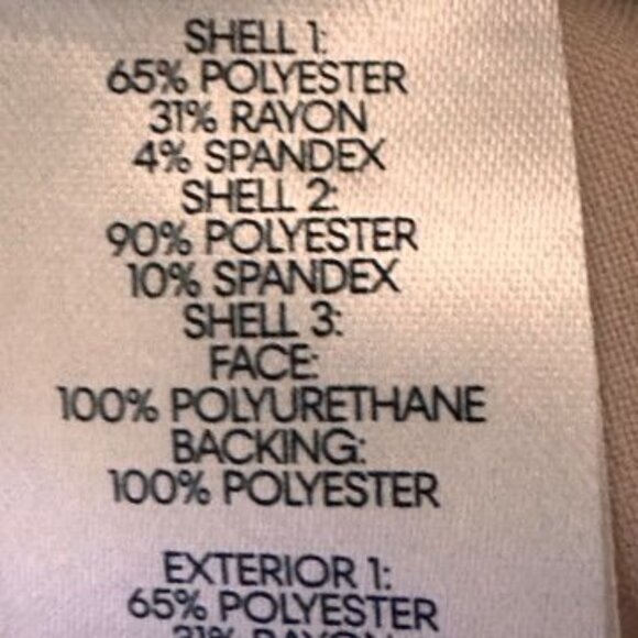 Calvin Klein Blush Pink Faux Suede Leather Long Open Coat Womens Jacket Size 10 - Picture 5 of 8